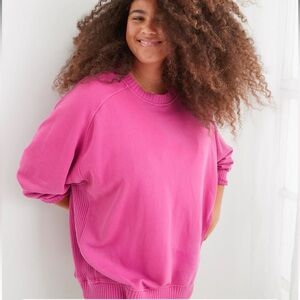 Aerie Down-To-Earth Crew Sweatshirt